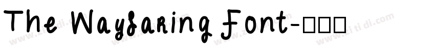 The Wayfaring Font字体转换